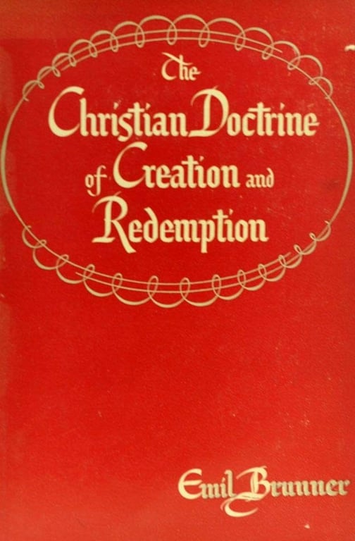 Book: The Christian Doctrine of Creation and Redemption: Dogmatics, Vol. II