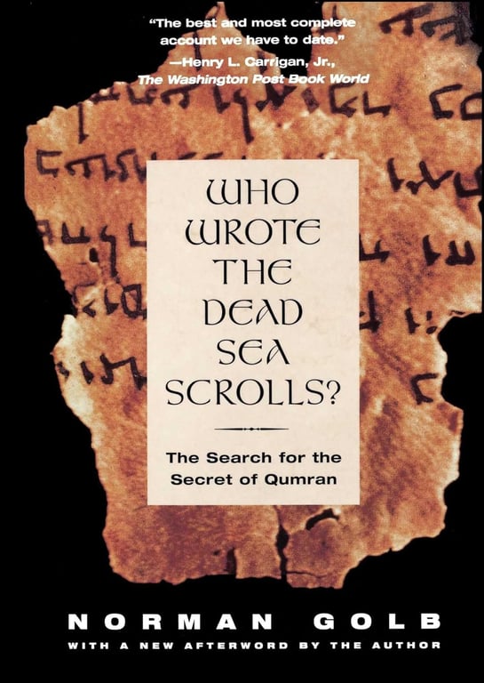 Book: Who Wrote The Dead Sea Scrolls?: The Search For The Secret Of Qumran