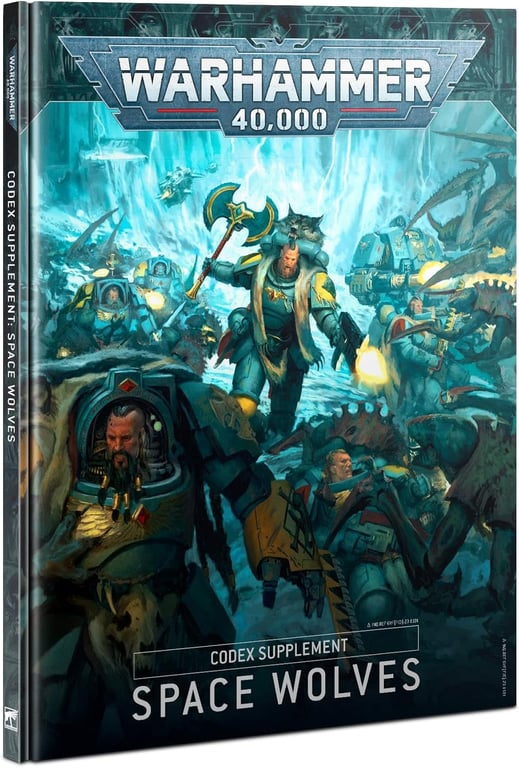 Book: Games Workshop Warhammer 40k - Codex V.9 Space Wolves (En)