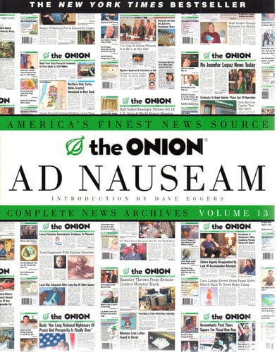 Book: The Onion Ad Nauseam Complete news archives