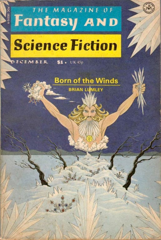 Book: Fantasy and Science Fiction (The Magazine of Fantasy and Science Fiction), December, 1975. Vol. 49 No. 6.
