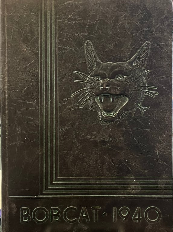 Book: The Bobcat 1940 (Brookings, SD High School Yearbook, 1940)