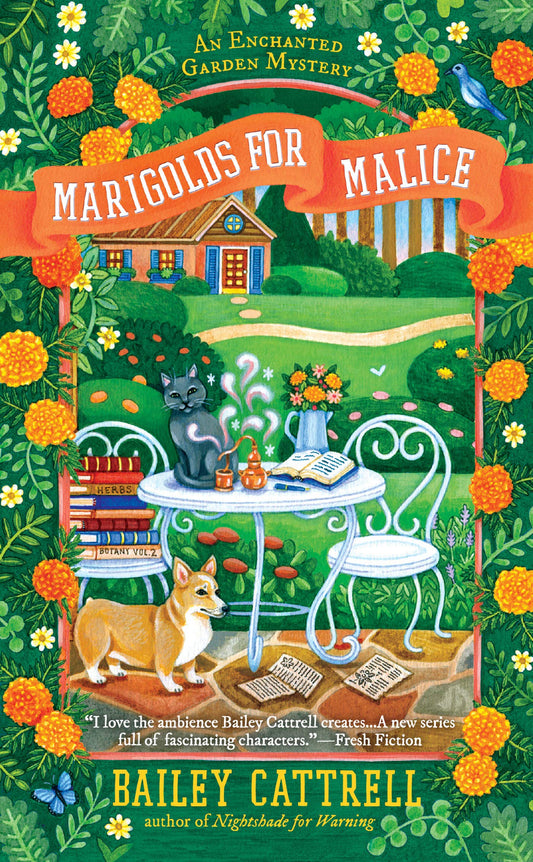 Book: Marigolds for Malice (An Enchanted Garden Mystery, Book 3)