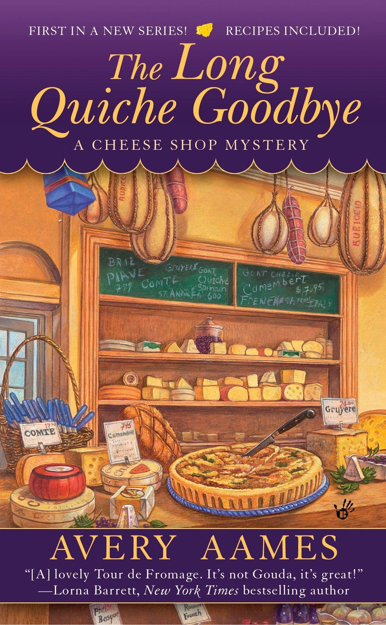 Book: The Long Quiche Goodbye (Cheese Shop Mystery, Book 1)