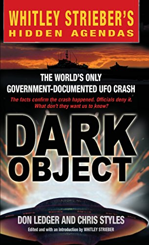 Book: Dark Object: The World's Only Government-Documented UFO Crash (Scholastic Teaching Strategies)