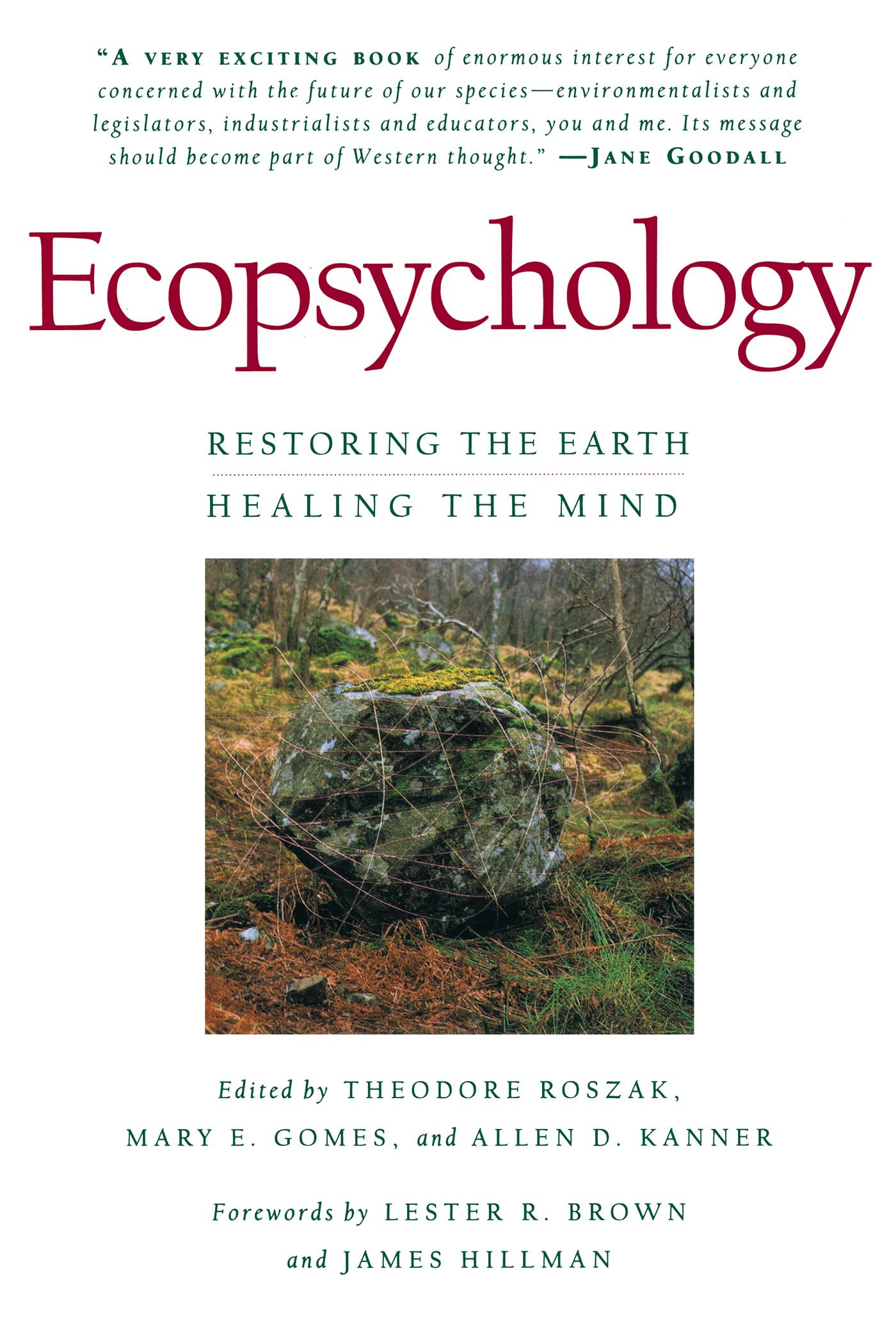 Book: Ecopsychology: Restoring the Earth/Healing the Mind