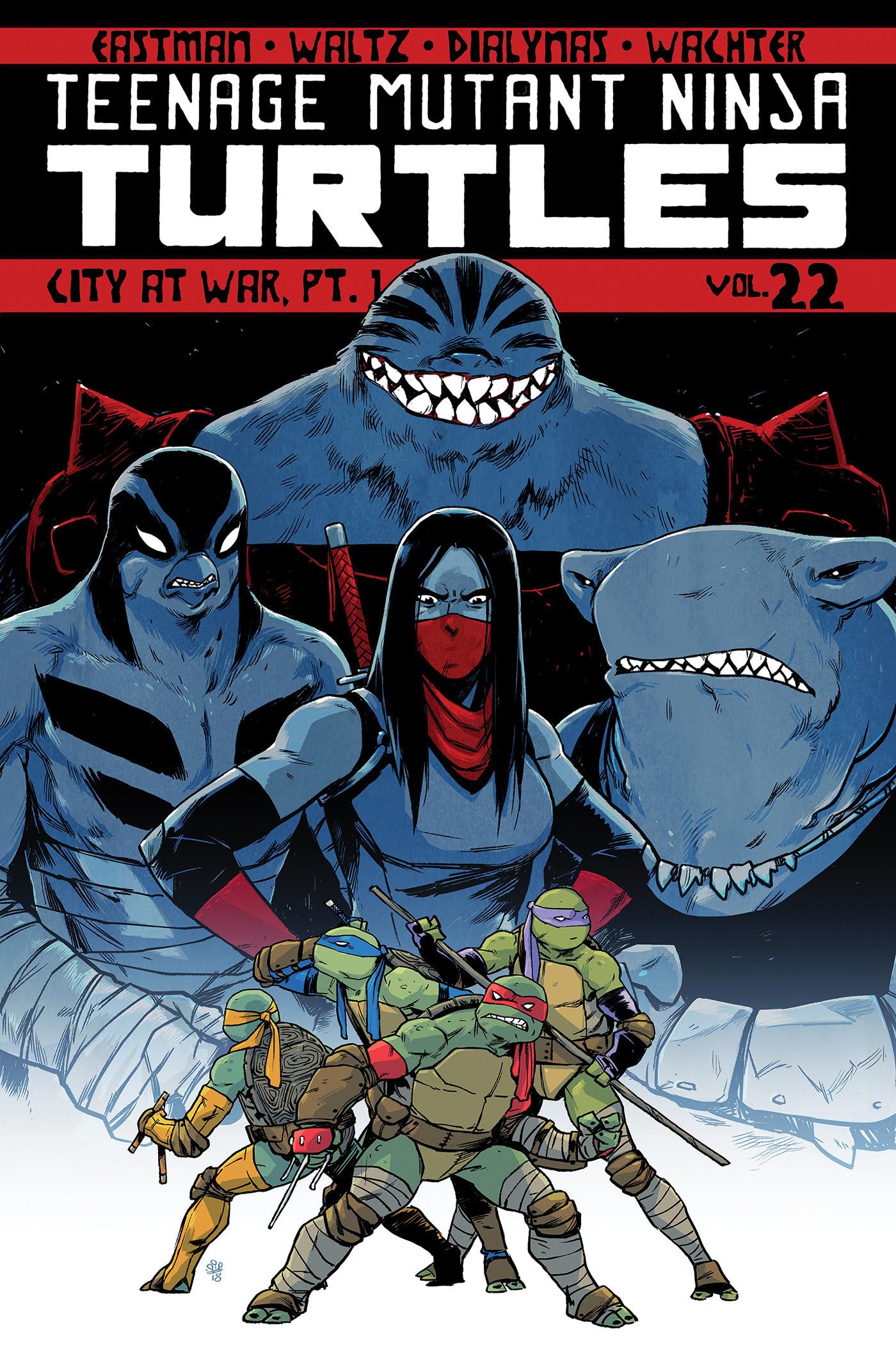 Book: Teenage Mutant Ninja Turtles Volume 22: City At War, Pt. 1