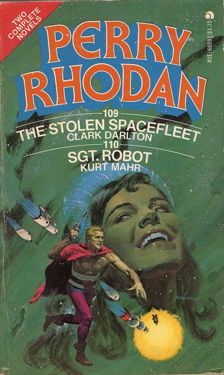 Book: Perry Rhodan # 109-110. The Stolen Spacefleet and Sgt. Robot