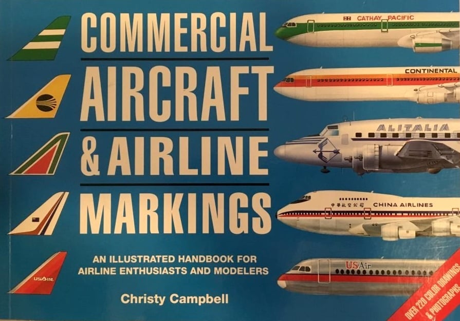 Book: Commercial Aircraft & Airline Markings: An Illustrated Handbook for Airline Enthusiasts and Modelers