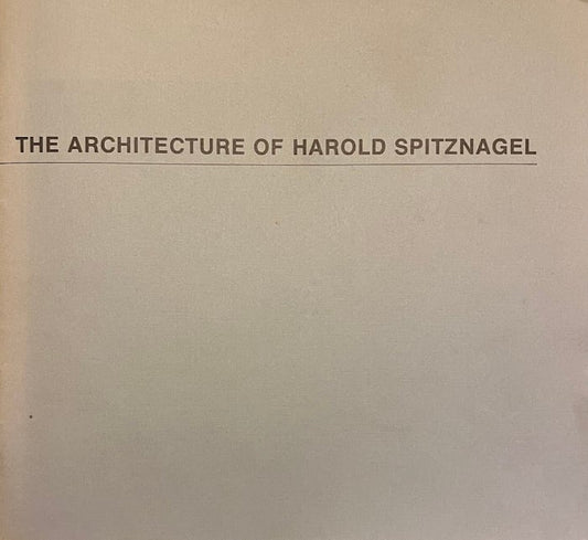 Book: The Architecture of Harold Spitznagel