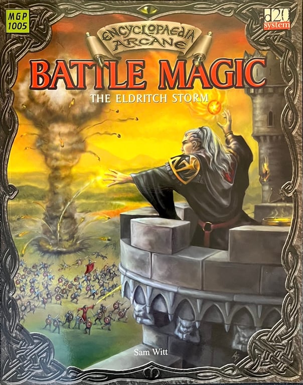 Book: Encyclopaedia Arcane: Battle Magic - The Eldritch Storm (D20)