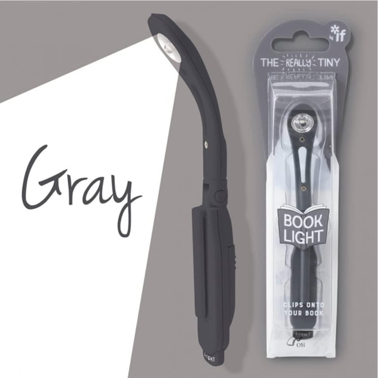 Book: The Really Tiny Book Light Gray [With Battery]