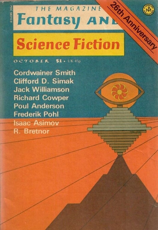 Book: Fantasy and Science Fiction (The Magazine of Fantasy and Science Fiction), October, 1975. Vol. 49 No. 4.