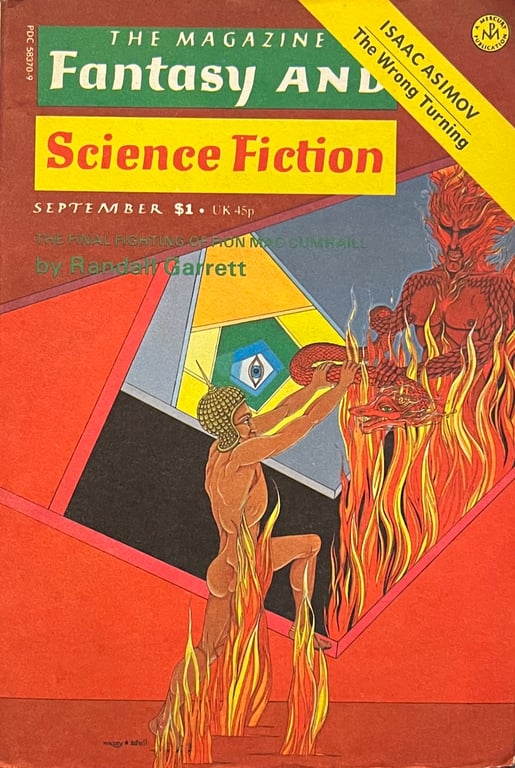 Book: Fantasy and Science Fiction (The Magazine of Fantasy and Science Fiction), September, 1975. Vol. 49 No. 3.