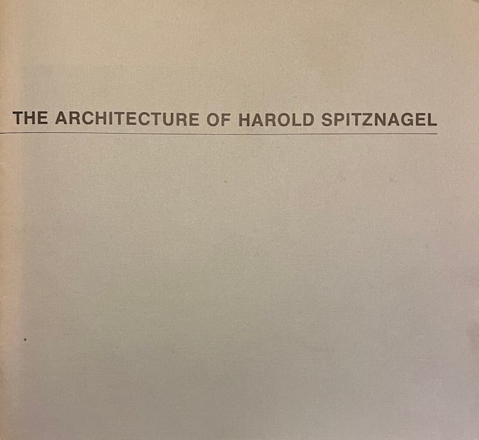 Book: The Architecture of Harold Spitznagel