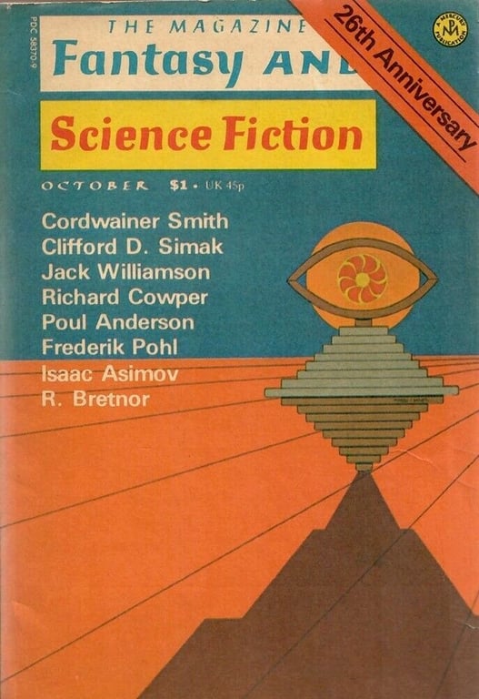 Book: Fantasy and Science Fiction (The Magazine of Fantasy and Science Fiction), October, 1975. Vol. 49 No. 4.