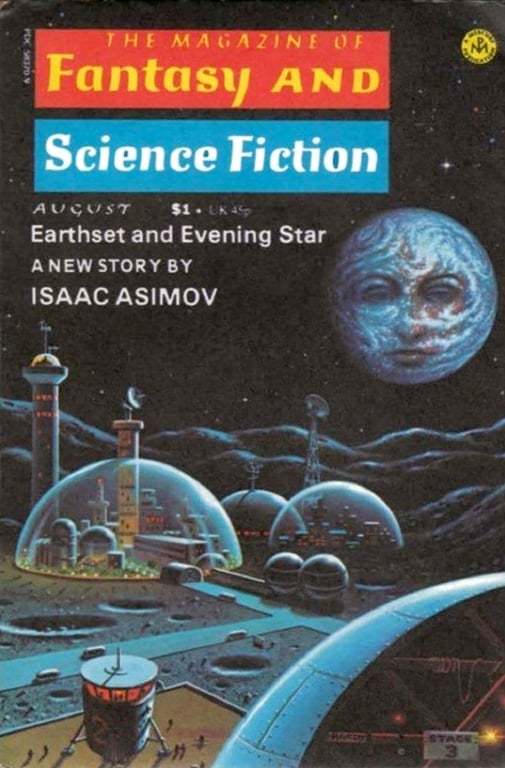 Book: Fantasy and Science Fiction (The Magazine of Fantasy and Science Fiction), August, 1975. Vol. 49 No. 2.