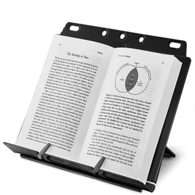 Book: Staples Booklift Plastic Document Stand with Lip (Black)