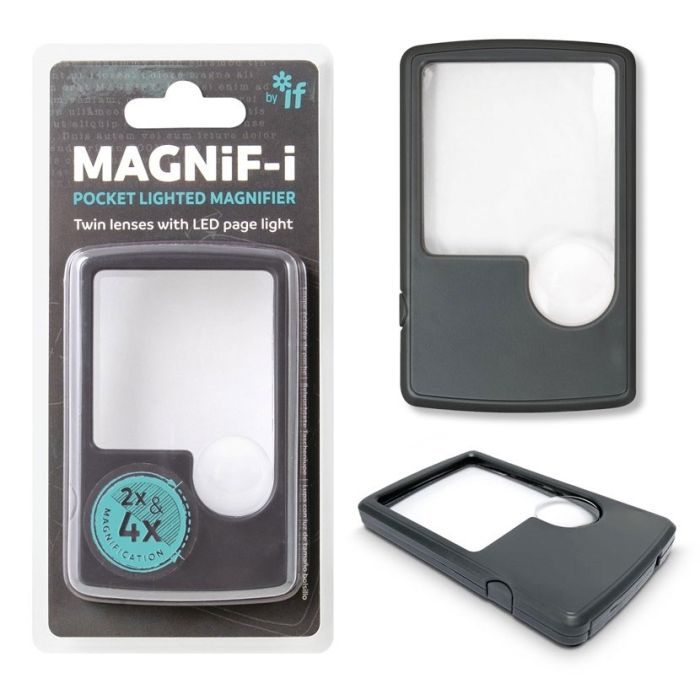 Book: Magnif-I Pocket Lighted Magnifier [With Battery]