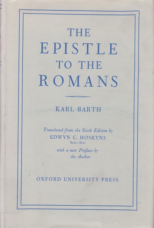 Book: The Epistle to the Romans. Translated from the Sixth Edition