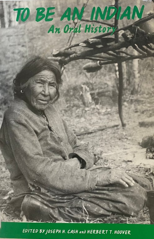 Book: To Be An Indian: An Oral History (Borealis)