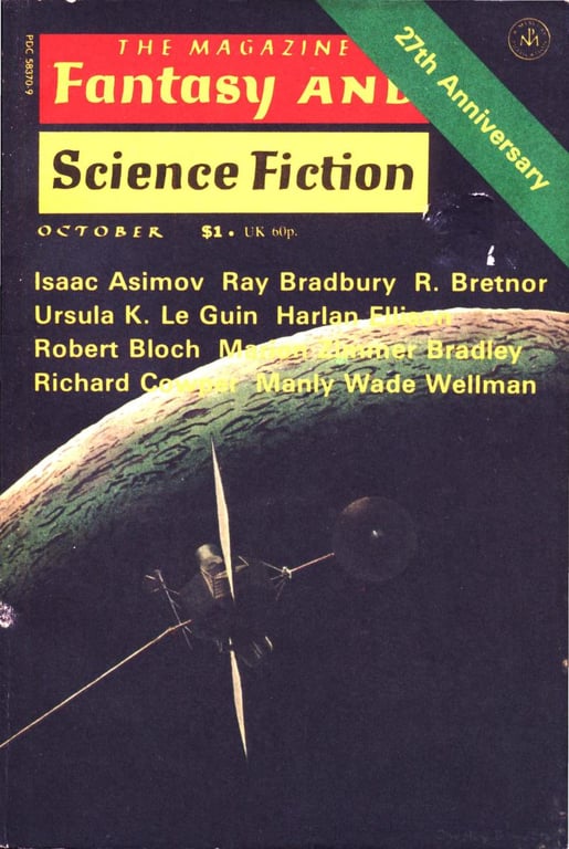 Book: Fantasy and Science Fiction (The Magazine of Fantasy and Science Fiction), October, 1976. Vol. 51 No. 4.