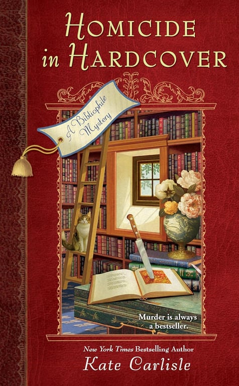 Book: Homicide in Hardcover (A Bibliophile Mystery, Book 1)