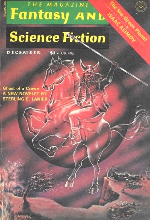 Book: Fantasy and Science Fiction (The Magazine of Fantasy and Science Fiction), December, 1976. Vol. 51 No. 6.