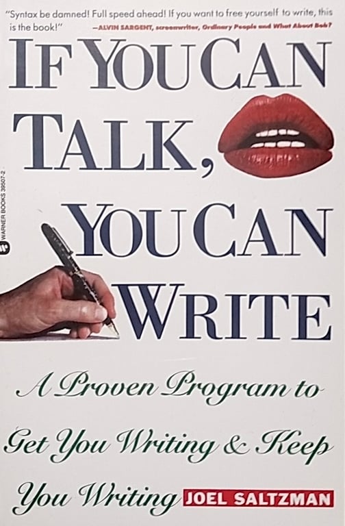Book: If You Can Talk, You Can Write