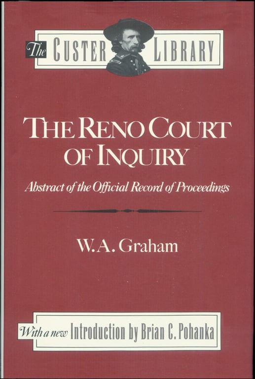 Book: The Reno Court of Inquiry Abstract of the Official Record of Proceedings