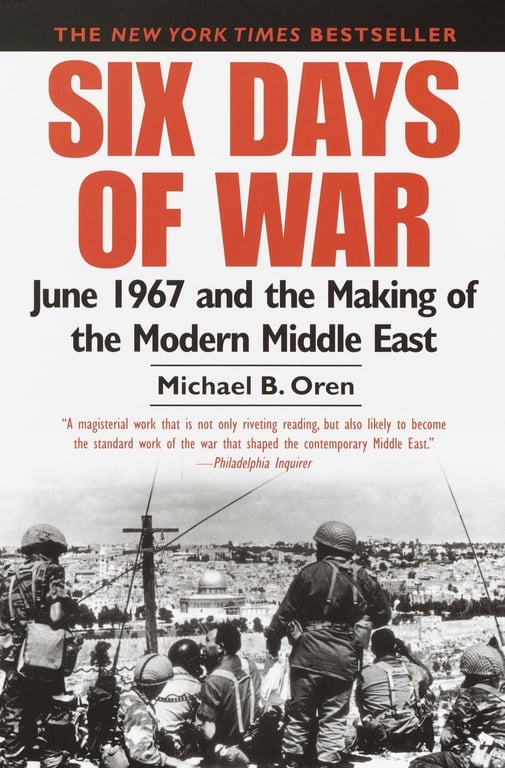 Book: Six Days of War June 1967 and the Making of the Modern Middle East