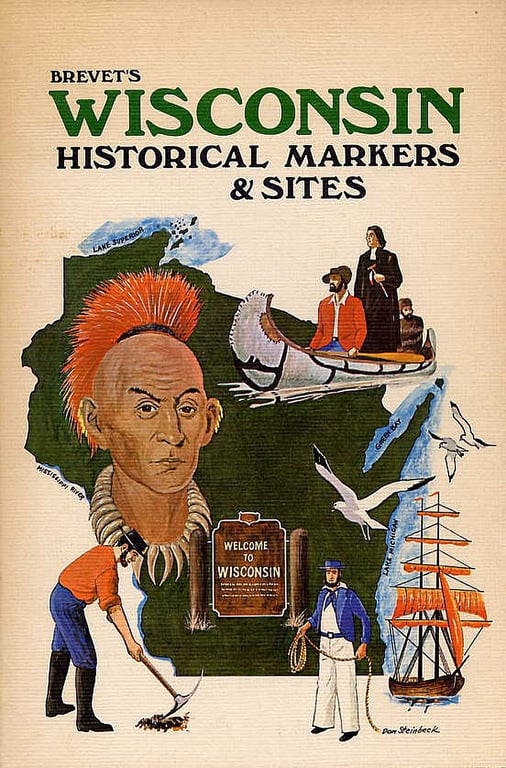 Book: Brevet's Wisconsin historical markers and sites