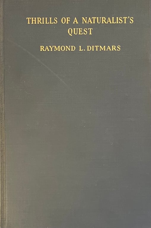 Book: Thrills of a Naturalist's Quest