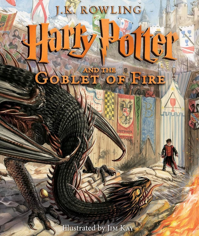 Book: Harry Potter and the Goblet of Fire: The Illustrated Edition (Harry Potter, Book 4)