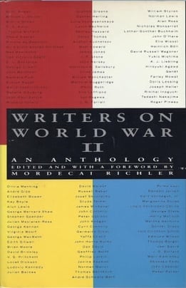 Book: Writers on World War II An Anthology