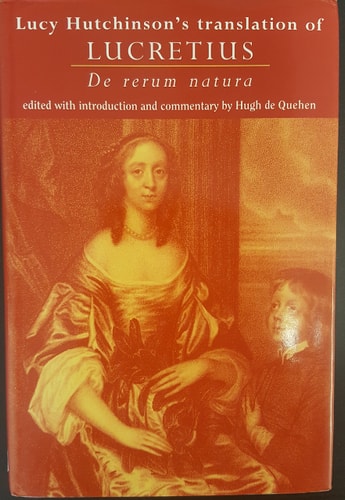 Book: Lucy Hutchinson's Translation of Lucretius: De rerum natura