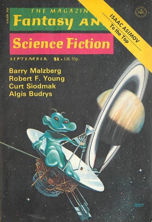 Book: Fantasy and Science Fiction (The Magazine of Fantasy and Science Fiction), September, 1976. Vol. 51 No. 3.