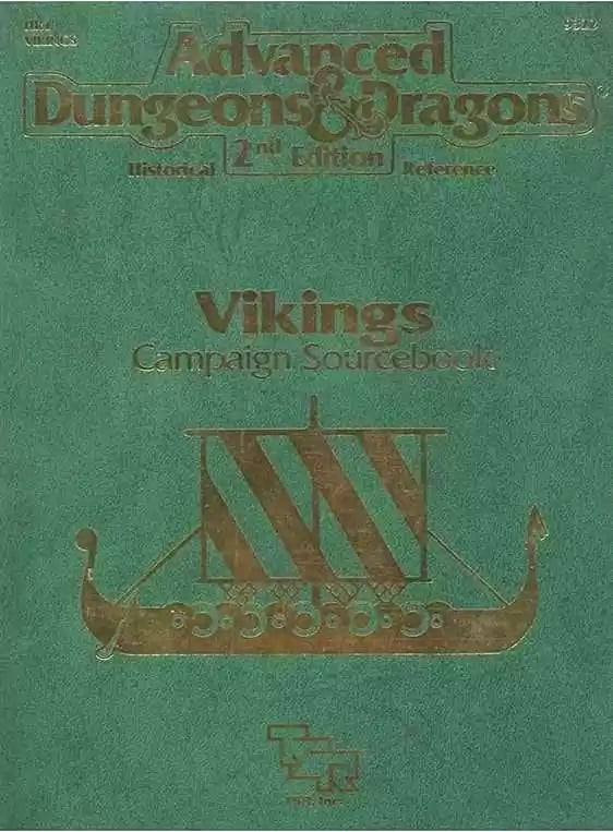 Book: Vikings Campaign Sourcebook (Advanced Dungeons & Dragons, 2nd Edition: Historical Reference/9322/HR1)