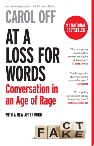 Book: At a Loss for Words Conversation in an Age of Rage