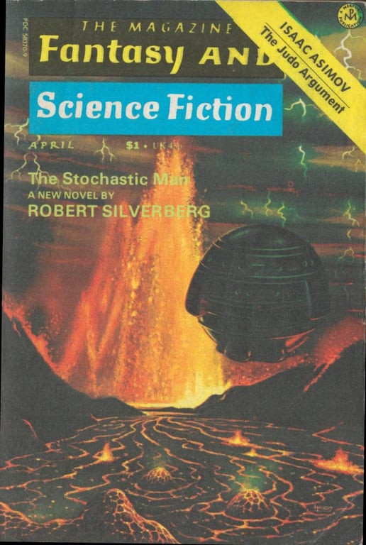 Book: Fantasy and Science Fiction (The Magazine of Fantasy and Science Fiction), April, 1975. Vol. 48 No. 4.