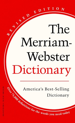 Book: The Merriam-Webster Dictionary, New Edition, 2022 Copyright, Mass-Market Paperback