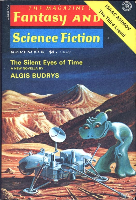 Book: Fantasy and Science Fiction (The Magazine of Fantasy and Science Fiction), November, 1975. Vol. 49 No. 5.