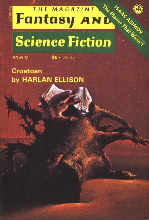Book: Fantasy and Science Fiction (The Magazine of Fantasy and Science Fiction), May, 1975. Vol. 48 No. 5.