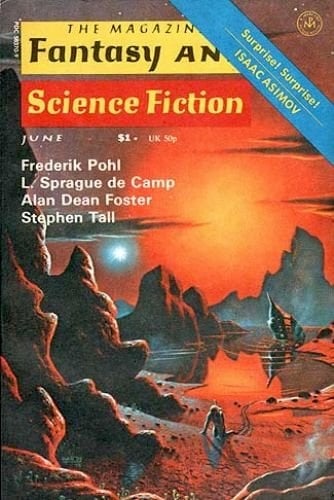 Book: Fantasy and Science Fiction (The Magazine of Fantasy and Science Fiction), June, 1976. Vol. 50 No. 6.