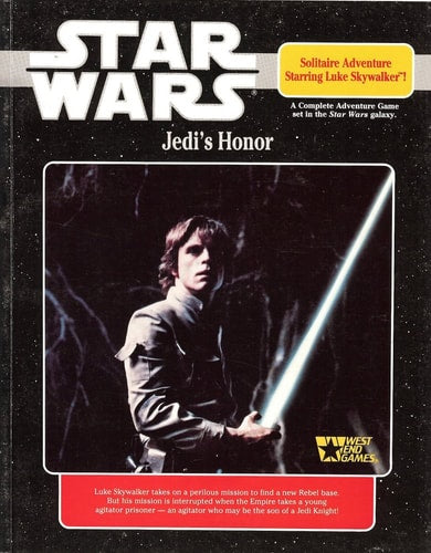 Book: Jedi's Honor (Star Wars) A Solitaire Role Playing Adventure Starring Luke Skywalker