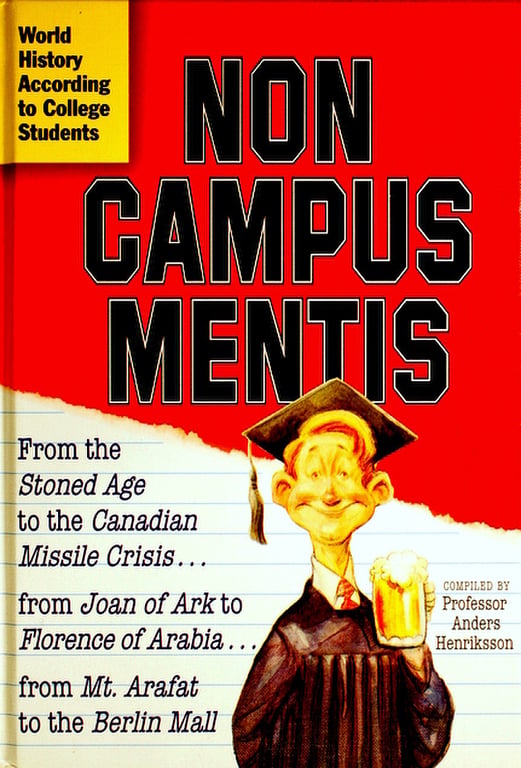 Book: Non Campus Mentis: World History According to College Students