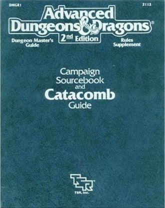 Book: Campaign Sourcebook and Catacomb Guide/Dungeon Master's Guide/Rules Supplement/ (Advanced Dungeons and Dragons)