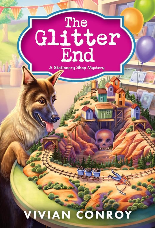 Book: The Glitter End: A Cozy Mystery (Stationery Shop Mystery, Book 3)