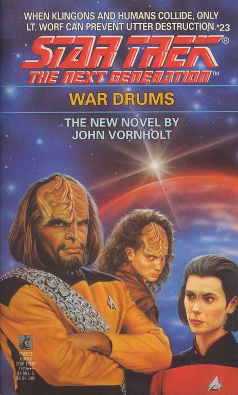 Book: War Drums (Star Trek The Next Generation, No 23)