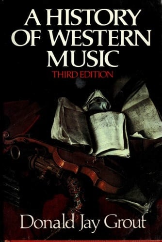 Book: A History of Western Music